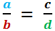 deux quotient égaux et la quatrieme proportionnelle