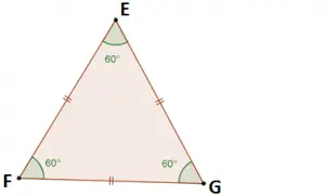 les côtés d'un triangle équilatéral sont égaux