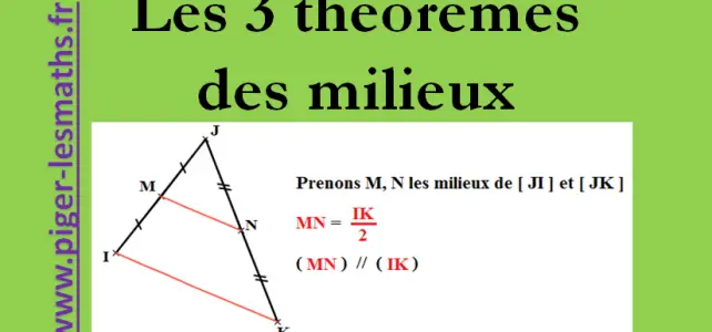 théorème des milieux