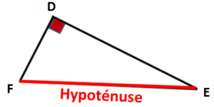 comment calculer le cosinus d'un angle dans un triangle rectangle