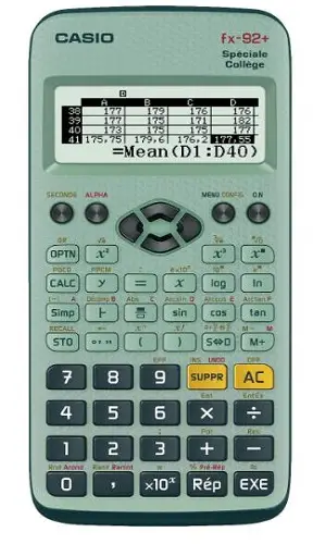 casio calculatrice scientifique en ligne collège fx 92+ lycée piger-lesmaths