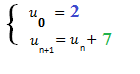 exemple de suite arithmétique de raison 7 suites arithmétiques et géométriques