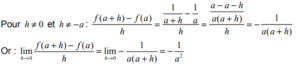 démonstration dérivée fonction inverse piger-lesmaths