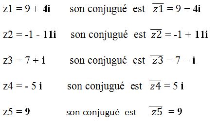 Nombres Complexes Forme Algebrique Inverse Conjugue Et Modulepiger Lesmaths