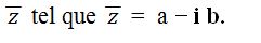 nombres complexes notation du conjugué math terminal s 